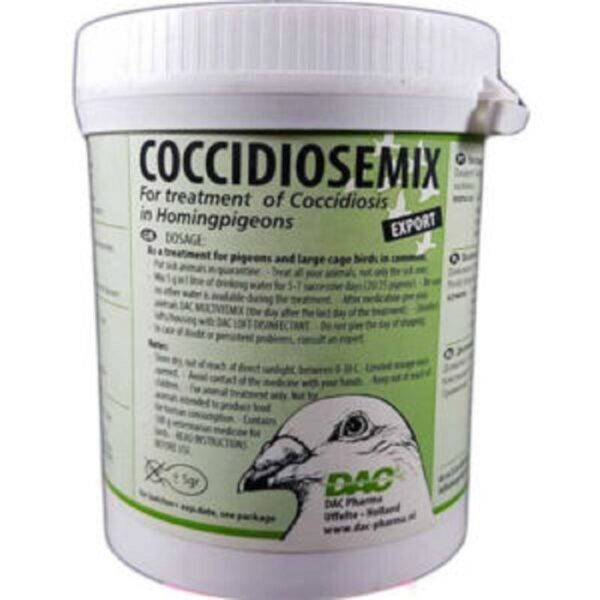 DAC COCCIDIOSE MIX 100 GR - Dac Pharma - Tratamentos para Pombos