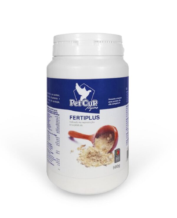 PETCUP FERTIPLUS 500 GR - Pet Cup - Tratamentos para Pombos