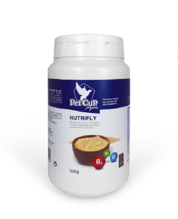 PETCUP NUTRIFLY 500 GR - Pet Cup - Tratamentos para Pombos