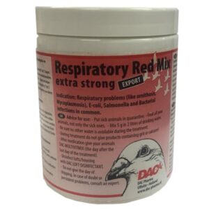 DAC RESPIRATORY RED MIX EXTRA FORTE 100 GR - Dac Pharma - Tratamentos para Pombos