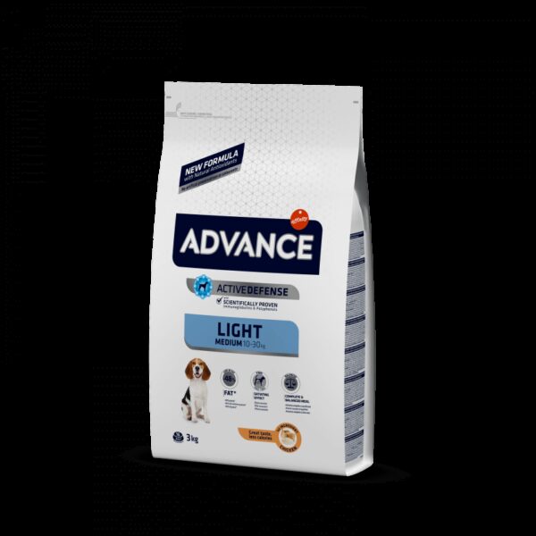 ADV DOG MEDIUM LIGHT FRANGO/ARROZ - Advance - Produtos para cão