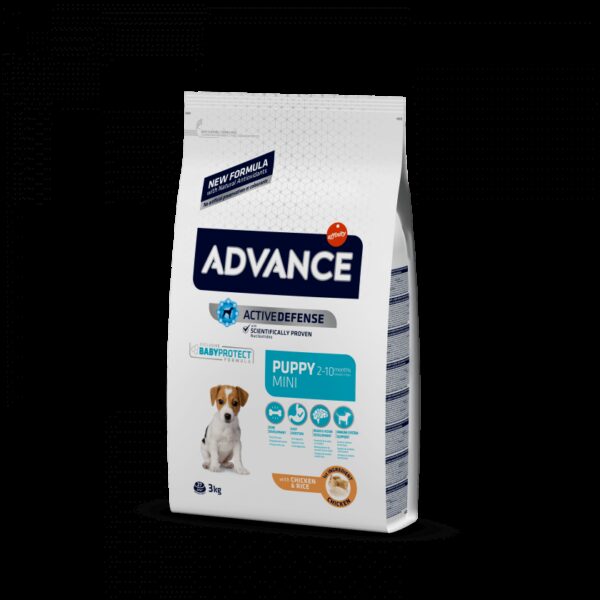 ADV DOG MINI PUPPY FRANGO/ARROZ - Advance - Produtos para cão