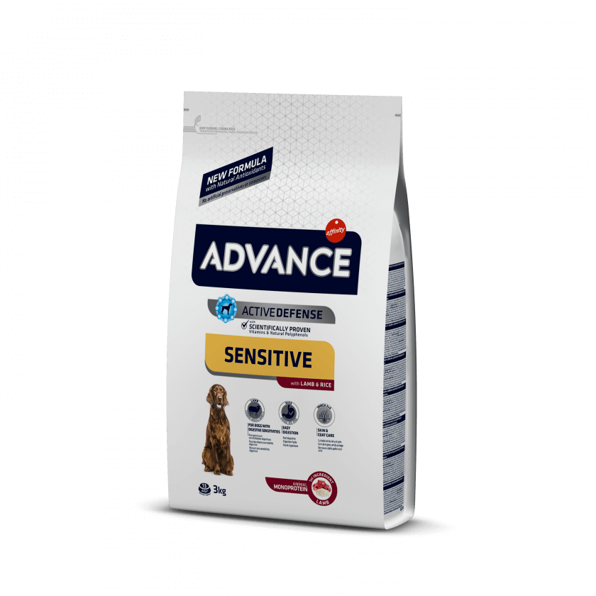 ADV DOG SENSITIVE CORD/ARROZ ADV DOG SENSITIVE CORD/ARROZ - Advance - Produtos para cão