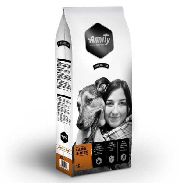AMITY PREMIUM BORREGO E ARROZ - Alimentação para cães - Produtos para cão