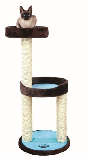 ARRANHADOR LUGO P/ GATOS (CASTANHO/ AZUL) ARRANHADOR LUGO P/ GATOS (CASTANHO/ AZUL) - Acessórios para gato - Produtos para gato