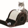 CAT TOWER C/ 2 ANDARES (CASTANHO/ CREME) - Acessórios para gato - Produtos para gato