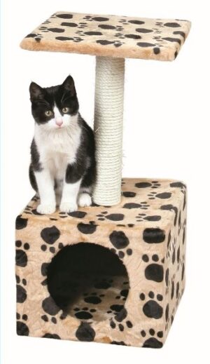 ARRANHADOR ZAMORA P/ GATINHOS (BEGE C/ PATINHAS) - Acessórios para gato - Produtos para gato