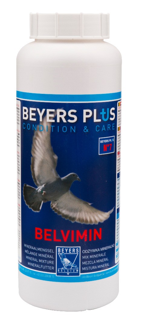 BEYERS BELVIMIN PO MINERAL 5 KG - Alimentação para pombos - Suplementos alimento para pombos