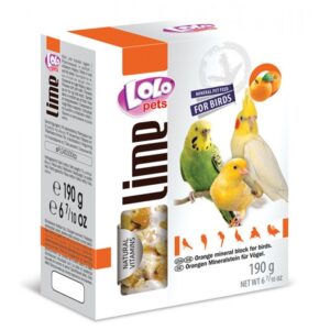 BLOCO MINERAL XL LARANJA 190 GR BLOCO MINERAL XL LARANJA 190 GR - Alimentação para aves - Varios