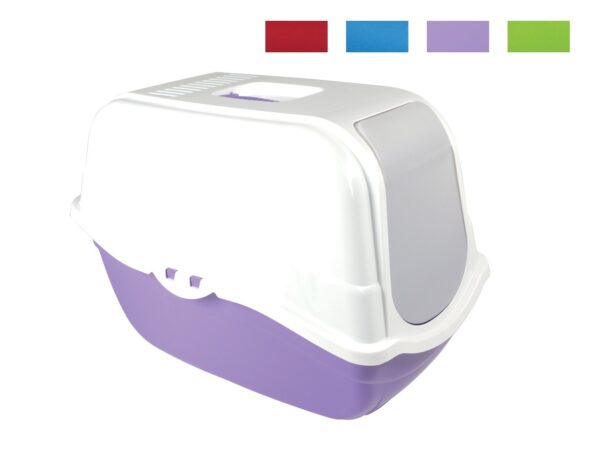 CASA WC NESTOR 56*38*38.5 CM CASTANHO - Acessórios para gato - WC para gato