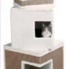 CAT TOWER VITUS EM SISAL 115 CM (CASTANHO/ CREME) - Acessórios para gato - Produtos para gato