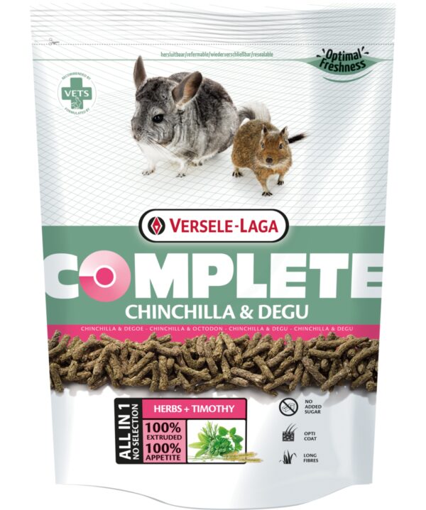 CHINCHILA & DEGU COMPLETE 1.75 KG - Alimentação para roedores - Produtos para roedores