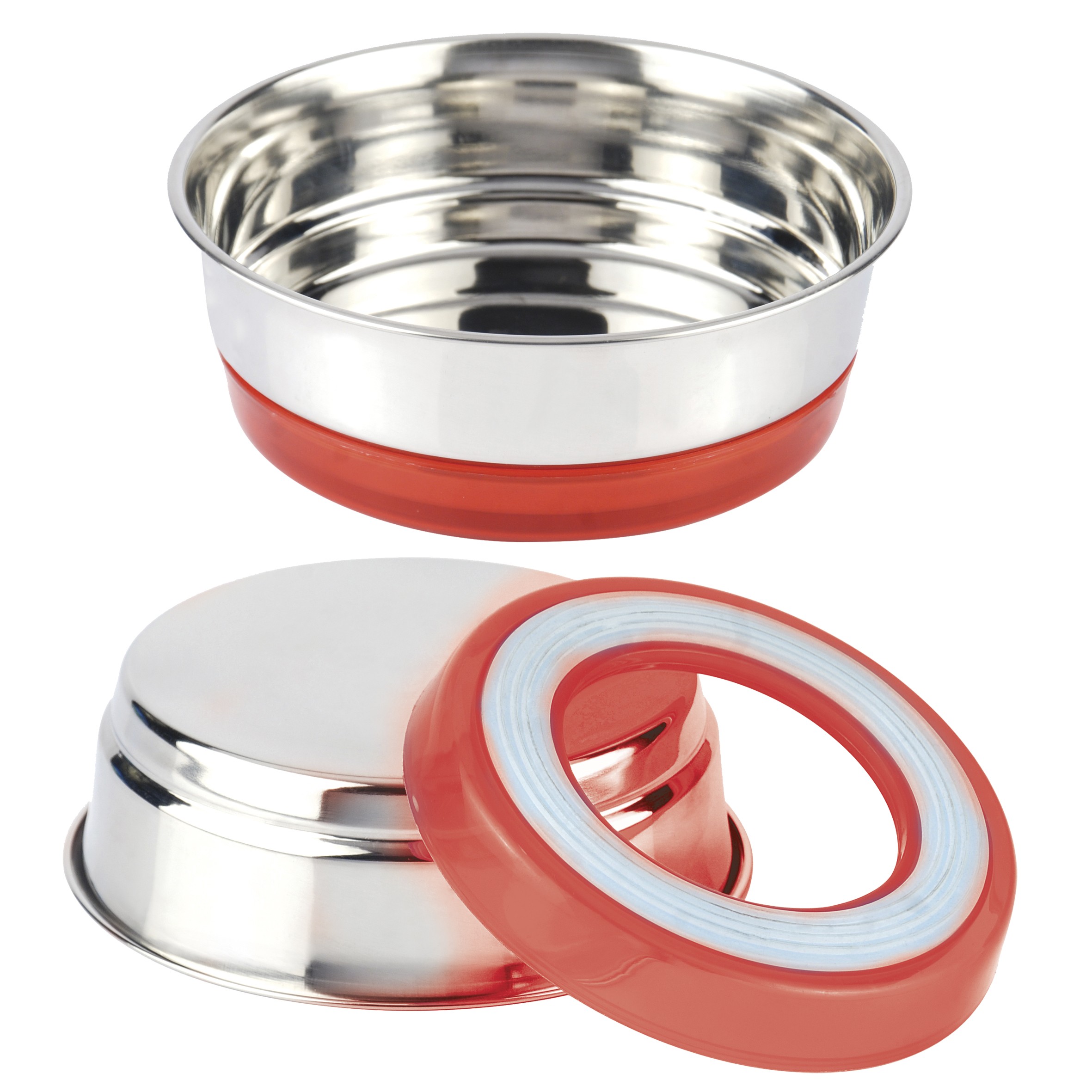 COMEDOURO INOX VERMELHO 470 ML COMEDOURO INOX VERMELHO 470 ML - Acessórios para cão - Produtos para cão