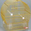 GAIOLA ALUMINIO 402 DOURADA - Gaiolas de alumínio - Produtos para aves