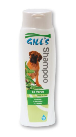 GILL'S CHAMPO CHA VERDE 200 ML - Champoo para cão - Produtos para cão