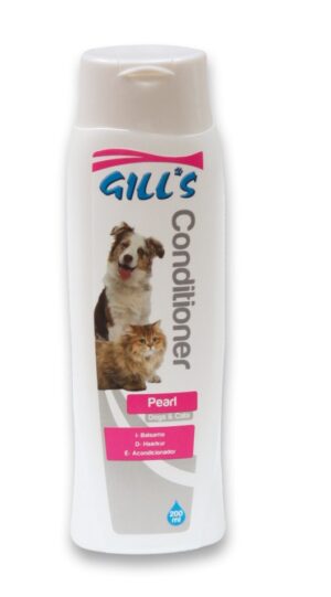 GILL'S CHAMPO CONDICIONADOR PEROLAS 200 ML - Champoo para cão - Produtos para cão