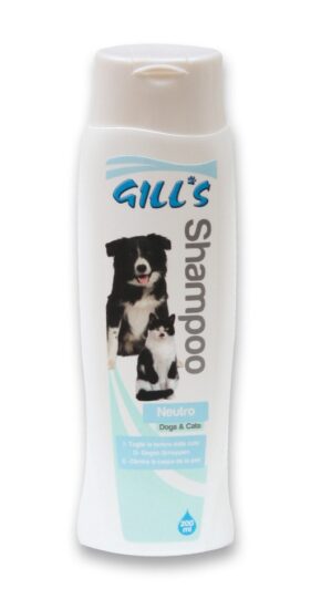 GILL'S CHAMPO NEUTRO 200 ML - Champoo para cão - Produtos para cão