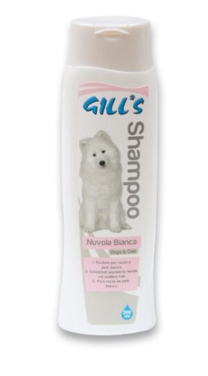 GILL'S CHAMPO PELO BRANCO 200 ML - Champoo para cão - Produtos para cão