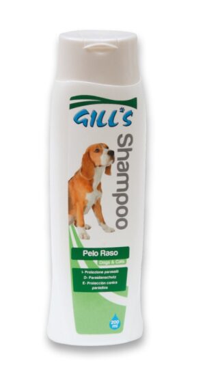 GILL'S CHAMPO PELO CURTO 200 ML - Champoo para cão - Produtos para cão