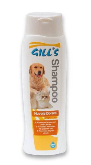 GILL'S CHAMPO PELO DOURADO 200 ML - Champoo para cão - Produtos para cão
