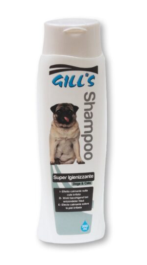 GILL'S CHAMPO SUPER HIGIENIZANTE 200 ML - Champoo para cão - Produtos para cão