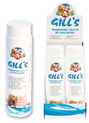 GILL'S SHAMPO EM PO 200 ML - Champoo para cão - Produtos para cão