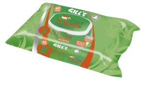 GILL´S TOALHETES 40 PCS ALOE CLOREXIDINA - Higiene para cão - Toalhetes para cão