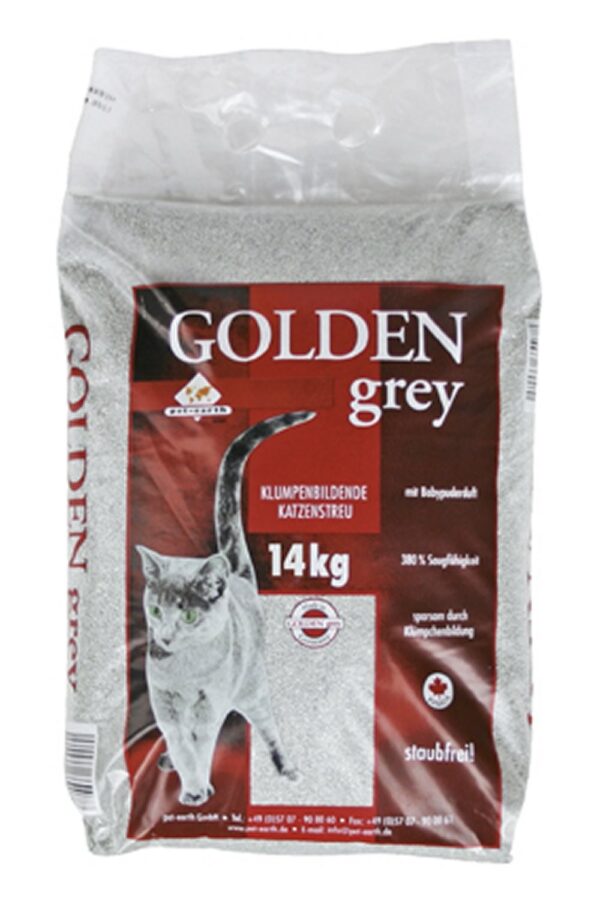 GOLDEN GREY LITER 14 KG - Areia para Gato - Produtos para gato