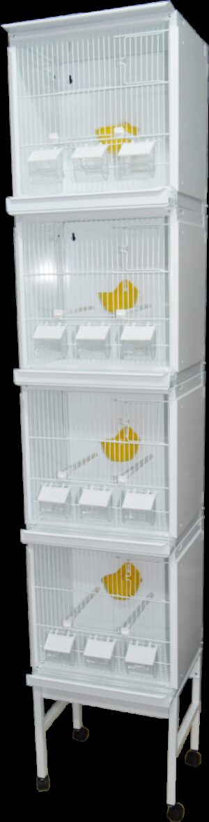 HT CONJ VIVEIRO STYLE 410*2020 C/ RODAPE+TABULEIRO - Produtos para aves - Viveiros para aves