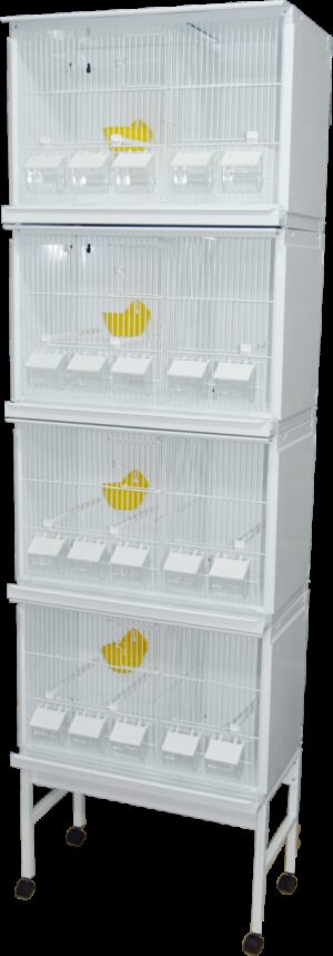 HT CONJ VIVEIRO STYLE 610*2020 C/ RODAPE + TABULEIROS - Produtos para aves - Viveiros para aves