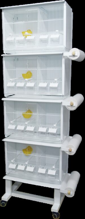 HT CONJ VIVEIRO STYLE 610*2020 C/ SUPORTE+PORTA-ROLOS+PAPEL - Produtos para aves - Viveiros para aves