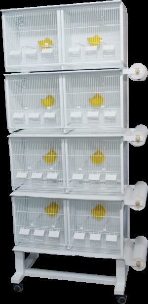 HT CONJ VIVEIRO STYLE 825*2020 C/ SUPORTE+PORTA-ROLOS+PAPEL - Produtos para aves - Viveiros para aves