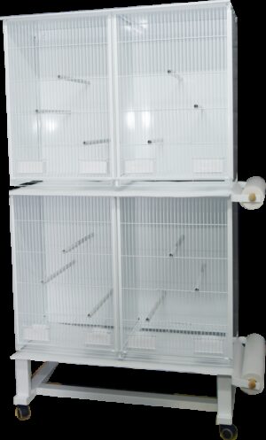 HT CONJ VOADE/PASSAR STYLE MAXI PSIT 1025*1900 C/ SUPORTE+PORTA-ROLOS+PAPEL - Produtos para aves - Viveiros para aves