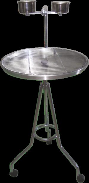 HT POLEIRO PAPAGAIO C/3 RODAS E REDE - Gaiolas para aves - Suportes e tripés