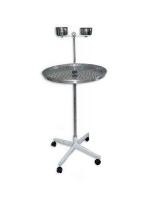 HT POLEIRO PAPAGAIO C/4 RODAS E REDE - Gaiolas para aves - Suportes e tripés