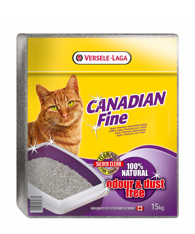 LITER CANADIAN FINE 15 KG LITER CANADIAN FINE 15 KG - Areia para Gato - Versele-Laga