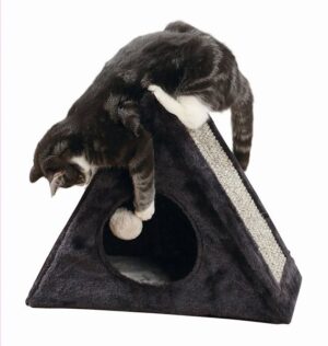 NICHO LERA C/ AREA EM SISAL P/ ARRANHAR 44x39x25 CM - Acessórios para gato - Produtos para gato