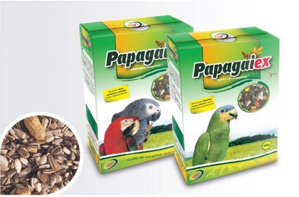 PAPAGAIEX MIST C/FRUTOS 600 GR - Alimentação para aves - Varios