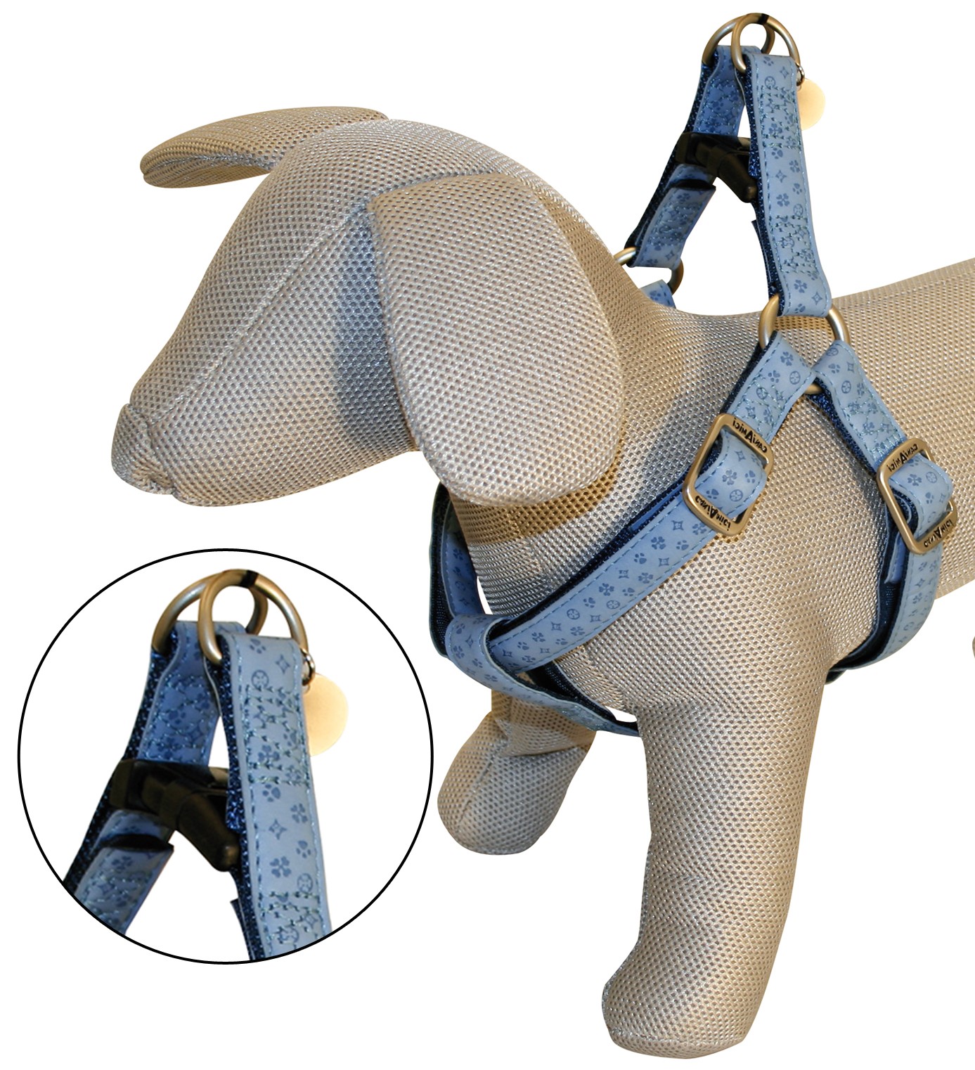 PEITORAL MYLORD AZUL 60-100*25 MM PEITORAL MYLORD AZUL 60-100*25 MM - Acessórios para cão - Produtos para cão