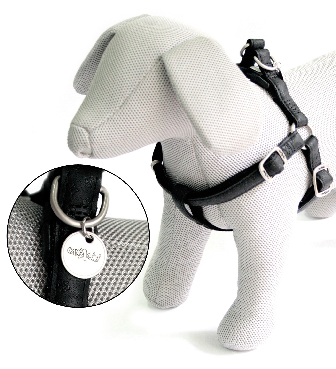 PEITORAL MYLORD PRETO 35-60*15 MM PEITORAL MYLORD PRETO 35-60*15 MM - Acessórios para cão - Produtos para cão