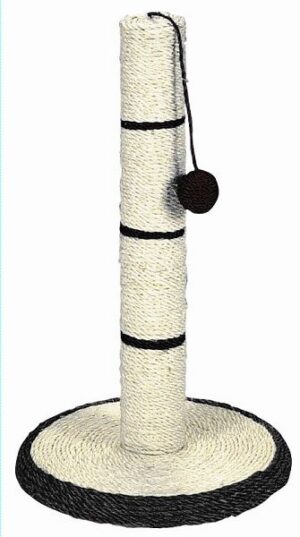 POSTE DE ARRANHAR CILINDRICO C/ BASE E BOLA - Acessórios para gato - Produtos para gato