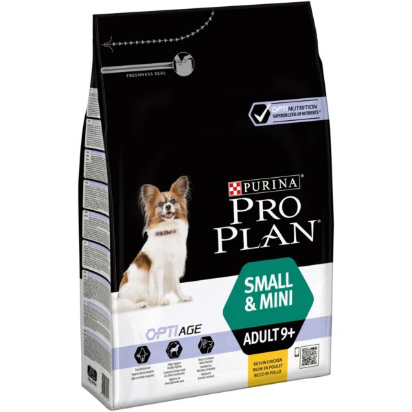 PRO PLAN SMALL & MINI ADULT 9+ CHICKEN 3 KG - Alimentação para cães - Produtos para cão