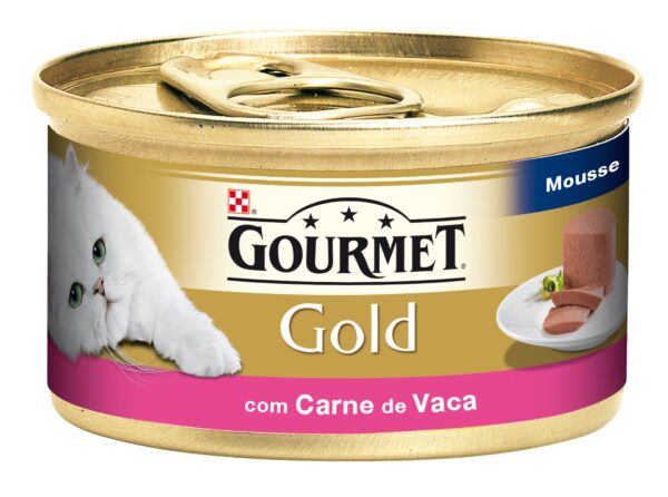 PU GOLD MOUSE CARNE DE VACA 85 GR - Alimentação Humida para gatos - Purina Gold
