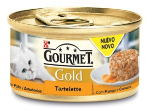 PU GOLD TARTELETTE FRANGO E CENOURA 85 GR - Alimentação Humida para gatos - Purina Gold