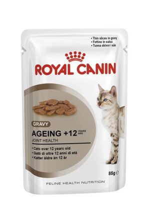 ROYAL CANIN AGEING +12 (gravy) 85 GR ROYAL CANIN AGEING +12 (gravy) 85 GR - Alimentação Humida para gatos - Royal Canin