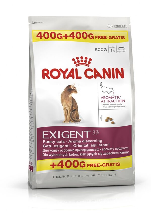 ROYAL CANIN AROMATIC EXIGENT 400 + 400 GR - Alimentação para gatos - Royal Canin
