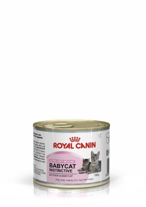 ROYAL CANIN BABYCAT INSTINCTIVE 195 GR LATA ROYAL CANIN BABYCAT INSTINCTIVE 195 GR LATA - Alimentação Humida para gatos - Royal Canin