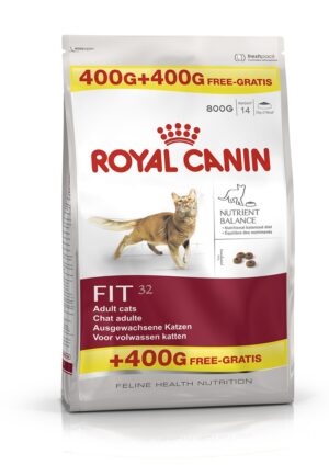 ROYAL CANIN FIT 32 400 + 400 GR - Alimentação para gatos - Royal Canin