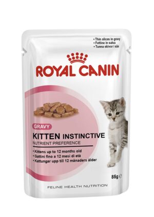 ROYAL CANIN KITTEN INSTINCTIVE (gravy) 85 GR ROYAL CANIN KITTEN INSTINCTIVE (gravy) 85 GR - Alimentação Humida para gatos - Royal Canin
