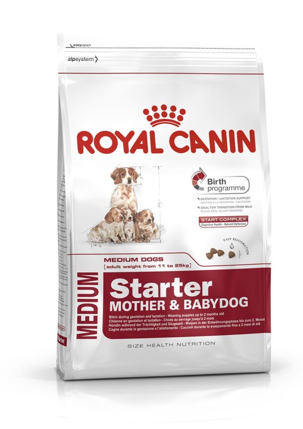 ROYAL CANIN MEDIUM STARTER M&B 4 KG - Alimentação para cães - Royal Canin